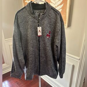 NEW with tags, Cleveland Indians 3XL men's Antigua zip up Golf Jacket
